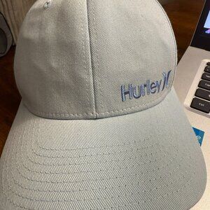 Hurley Hat Cap Stretch Blue FlexFit  NWOT